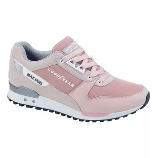 Tenis Casual Goodyear Racing 3794 Dama Rosa Original