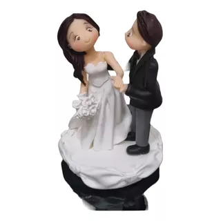  Adorno Para Tortas Bodas Casamiento Novios En Porcelana Fr