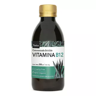 Vitamina B12 Bebible Natier Apto Vegano Sin Tacc 250 Cc