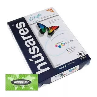 Resma Husares Design A4 90 Grs X100 Hojas Husares 7879 X 10u Color Blanco