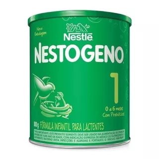 Fórmula Infantil Em Pó Sem Glúten Nestlé Nestogeno 1 En Lata De 1 De 800g - 0  A 6 Meses