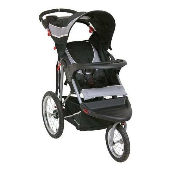 Coche de 3 ruedas Baby Trend Expedition Jogger phantom con chasis color gris