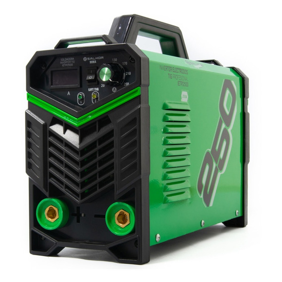 Soldadora Inverter Mma Tig 250 Amp Ietp2500 Salkor Color Verde