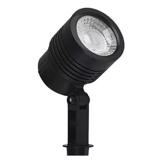 Espeto Led Solo Para Jardim Taschibra Noir 3w Preto Bivolt Cor Da Luz 3000k - Amarelo Quente