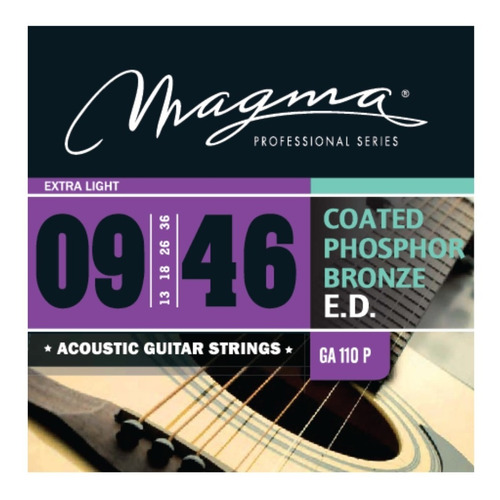 Encordado Acustica Magma Coated P 09-46 E.light Ga110p