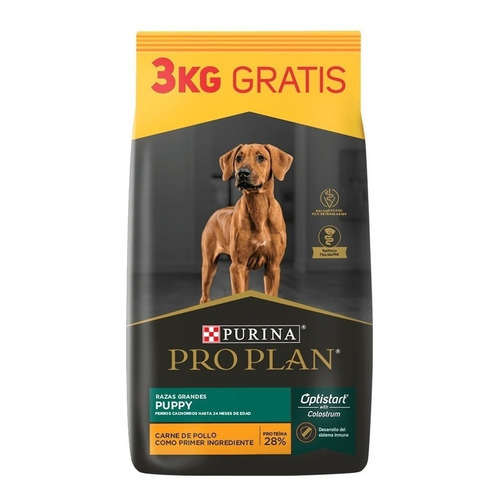 Alimento Pro Plan OptiStart Puppy para perro cachorro de raza grande sabor pollo en bolsa de 18kg