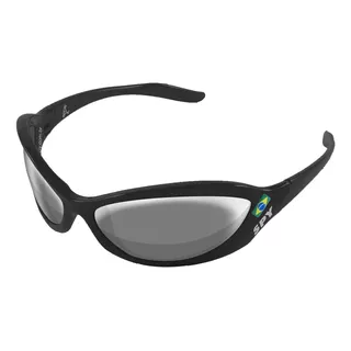 Óculos De Sol Spy 42 - Crato Preto Lente Cinza Espelhada