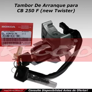 Tambor Original Cerradura Original Para Cb 250 F New Twister