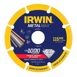 Disco De Corte Diamantado 115 Mm Metalmax - Irwin