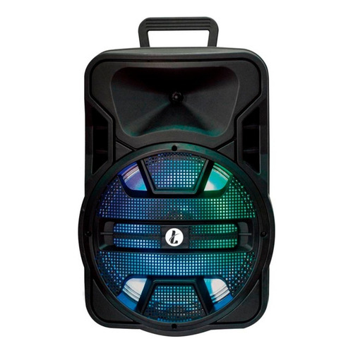 Parlante Inalambrico Ledstar Move 2 12 Led Fm Con Microfono Color Negro