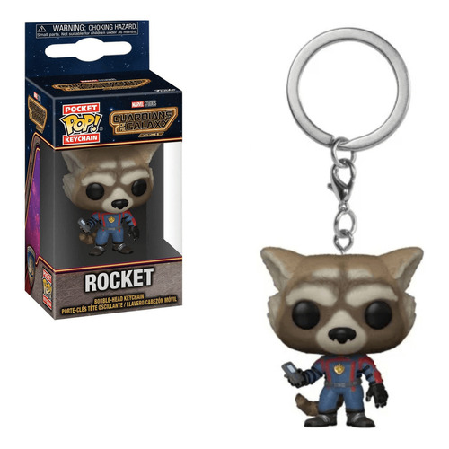 Llavero Funko Pop Rocket Guardianes de la galaxia 3