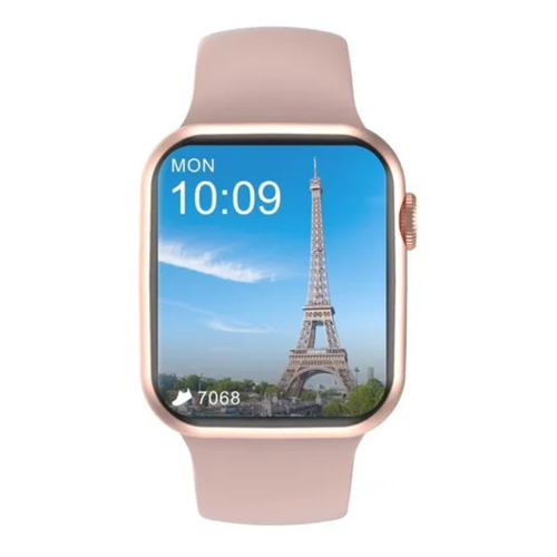 Smartwatch DT NO.1 DT100 1.75" caja 44mm  rose gold, malla  rose gold