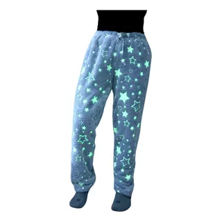 Pantalon Pijama Soft Polar Simil Peluche  Luminoso