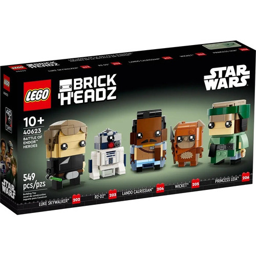Lego Brickheadz Star Wars  Héroes Batalla De Endor 40623 Cantidad De Piezas 549
