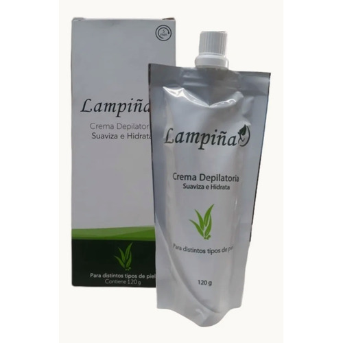 Crema depilatoria Lampiña Corporal corporal piel normal 120 ml 120 g