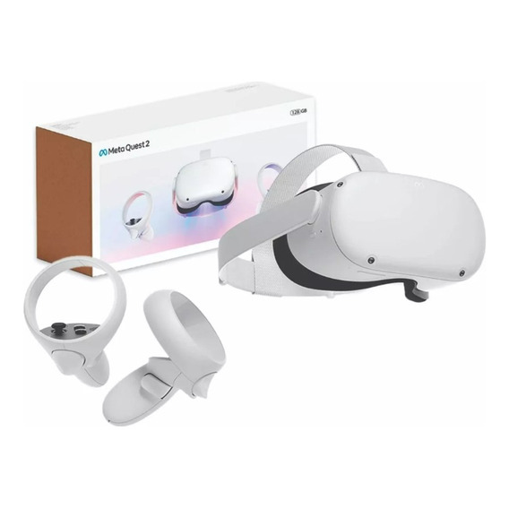 Oculus Quest 2 128gb lentes de realidad virtual meta
