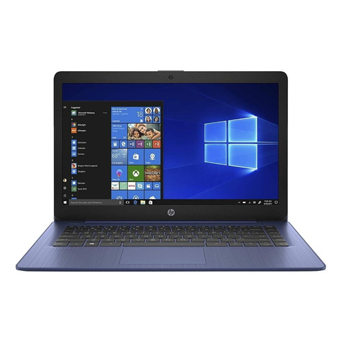 Laptop  HP Stream 14-cb171wm azul 14", Intel Celeron N4000  4GB de RAM 64GB SSD, Intel HD Graphics 600 1366x768px Windows 10 Home