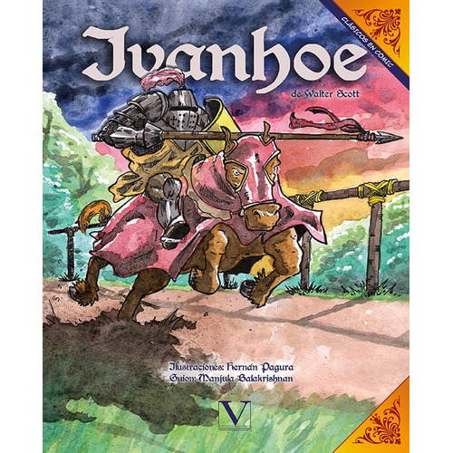 Ivanhoe (cómic), De Walter Scott Y Otros. Editorial Verbum, Tapa Blanda En Español, 2020