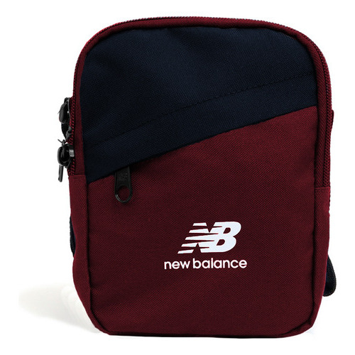 Bolso New Balance Colorblock Sling Bag-vinotinto Color Vinotinto