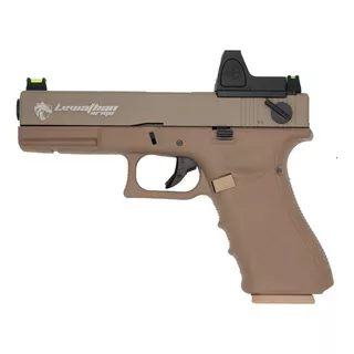 Pistola Airsoft Leviathan Arms P18c Tan + Reddot / Redspot