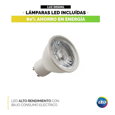 Spot Acero Fundición Inoxidable Cromo Led Dimerizable Rd