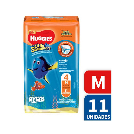 Pañales Huggies Little Swimmers sin género M