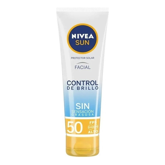 Nivea Sun Protector Solar Control Brillo Efecto Mate 50 Ml