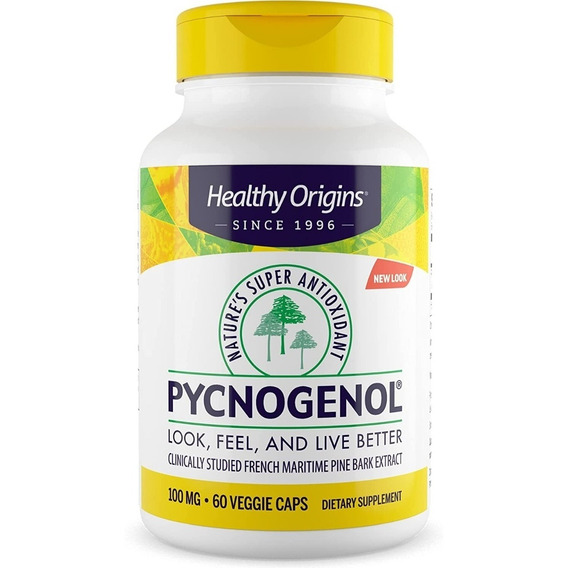Healthy Origins Pycnogenol Súper Antioxidante 100mg X 60 Cap