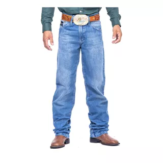 Calça Jeans Masculina Tradicional Texas Road White Dark