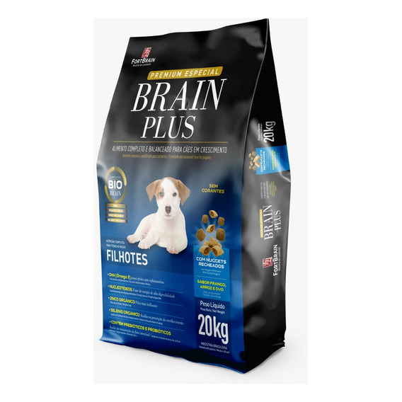 Brain Plus Premium Cachorro 20kg