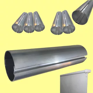 Tubo De Alumínio Para Persiana Rolo 38mm L 1,29 Cms 