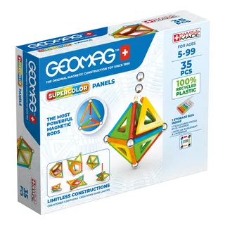 Geomag Juguete Supercolor De Figuras Magneticas Eco 35 Pzas
