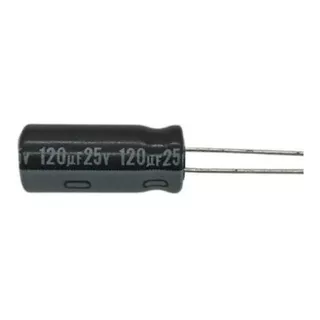 Condensador  Electroltico 120uf 25voltios