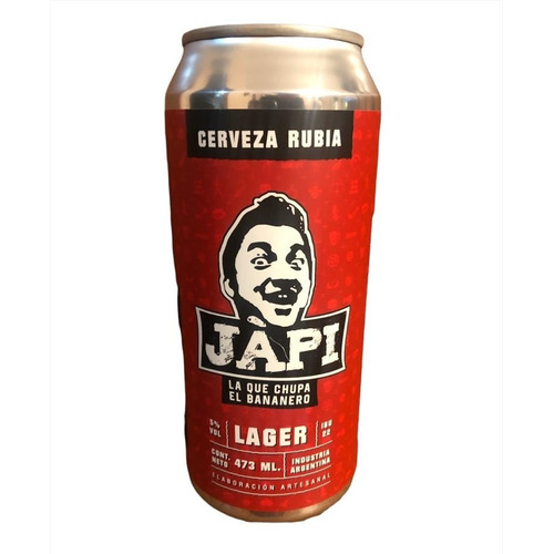 Cerveza Japi Premium Lager El Bananero Nueva Lata 473ml