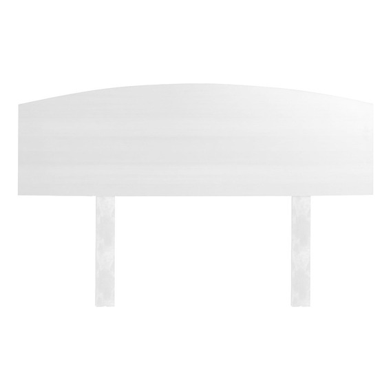 Respaldo Cama - Cabecera De Sommier 2 Plazas - Muebles Web Color Blanco