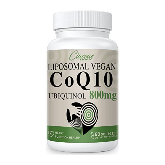 Suplemento Ciaceae Coq10, Ubiquinol, 800 Mg, Gel Blando Lipo