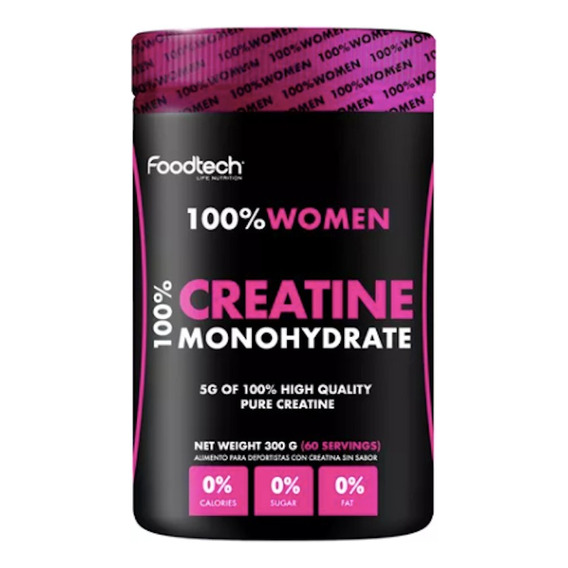 Creatine 100% Women Whey 300gr - Foodtech