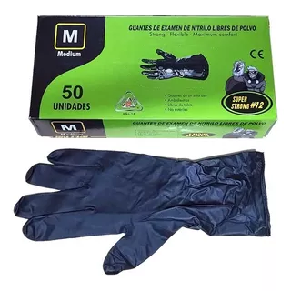 Guantes De Nitrilo  Libres De Polvo H.d  Tallas S.m L.xl