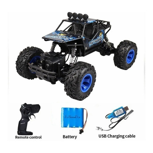 Camión a control remoto Toys Spot 607026 1:16 azul