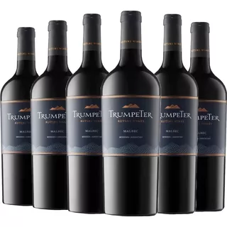 Vino Trumpeter Malbec 750ml Por 6 Unidades