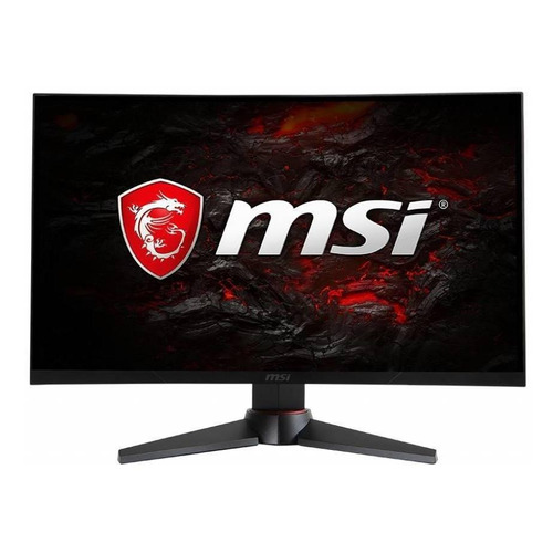 Monitor gamer curvo MSI Optix MAG24C led 23.6" negro y rojo 110V/220V