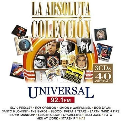 La Absoluta Coleccion Universal 92.1 Fm Box 3 Discos Cd