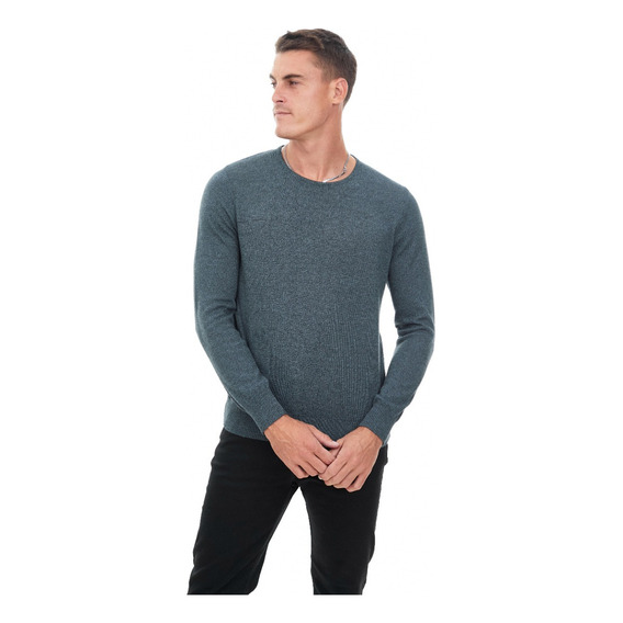 Sweater Mouline Pitucon George Azul Hombre Airborn