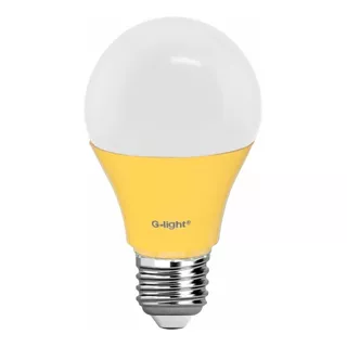 Lâmpada Led Bulbo G-light A60 E27 6w Bivolt Anti-inseto Cor Da Luz Branco-quente 110v/220v