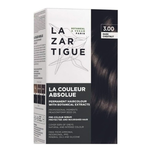 Tinte Castaño Oscuro Lazartigue Couleur 3.00 Sin Amoniaco