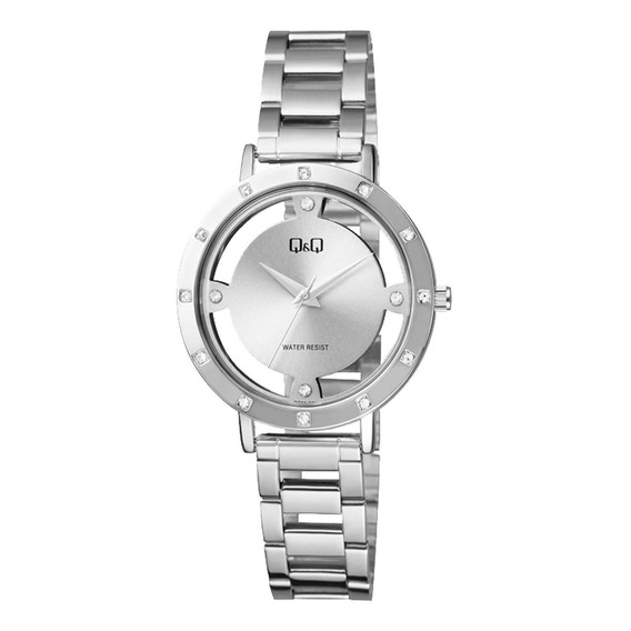 Reloj Para Mujer Q&q Q&q Mujer Qc23j201y Plateado