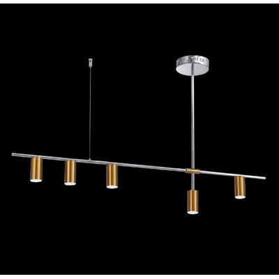 Colgante 5 Luces Zurich Apto Led Gu10 Deco Diseño Moderno Mg