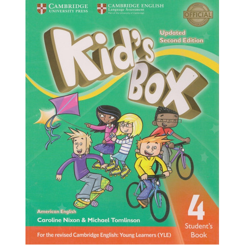 Kids Box 4 Students Book Americano English, De Caroline Nixon. Editorial Cambridge, Tapa Blanda En Inglés, 2017