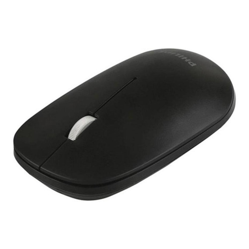 Mouse Recargable Inalámbrico Philips M305 Ergonómico Color Negro