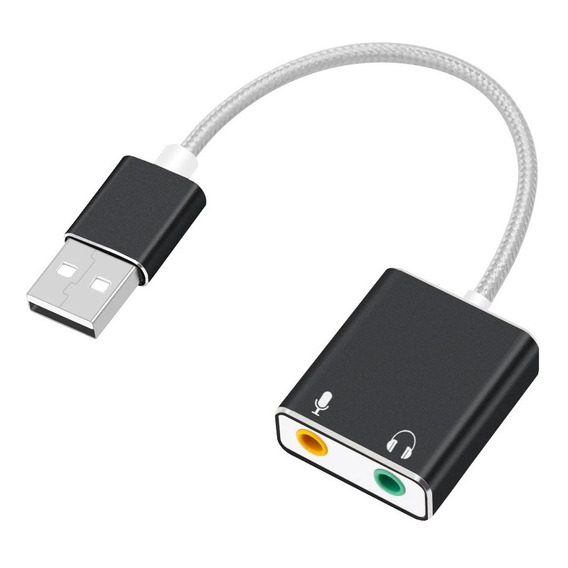 Tarjeta De Sonido7.1 Conector Usb A Audio Y Micrófono 3.5mm 